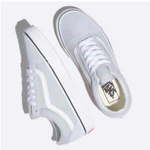 Vans Grey Dawn Old Skool Lace Up Sneakers 👟 mens 6.5 Womens 8